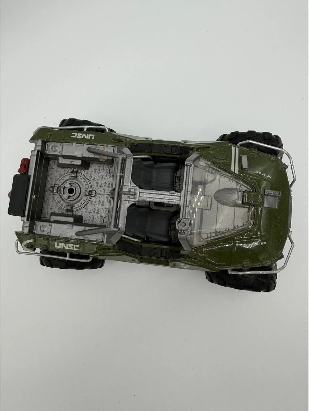 Halo 4 Warthog UNSC Metal/Plastic Toy Vehicle Microsoft JADA 2012 Missing Turret
